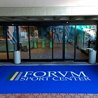 Doormat with Brand Logo Moquette Mosaic